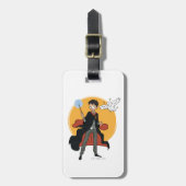 ハリーポッター™ヘドウィグイラストレーション ラゲッジタグ (正面縦)