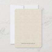 ハリーポッター – ベビー 招待状 (裏面)