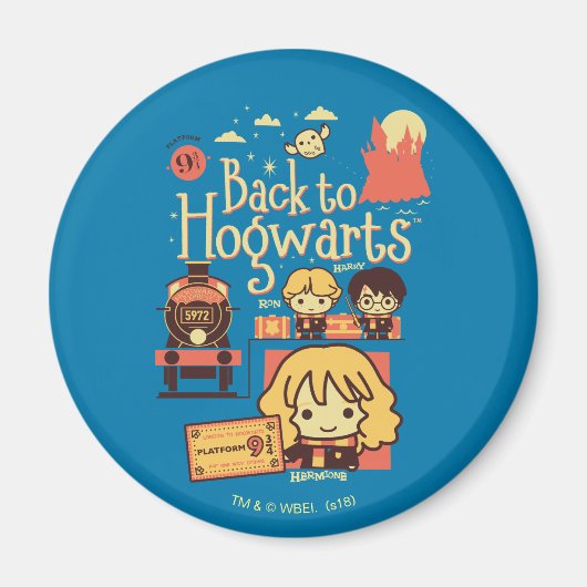 ハリーポッター™ |ホグワーツに戻る™ マグネット (正面)