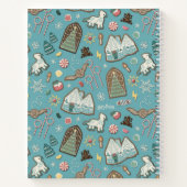 ハリーポッター™ホグワーツ™クリスマスクッキーパターン ノートブック (裏面)