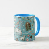 ハリーポッター™ホグワーツ™クリスマスクッキーパターン マグカップ (正面右)
