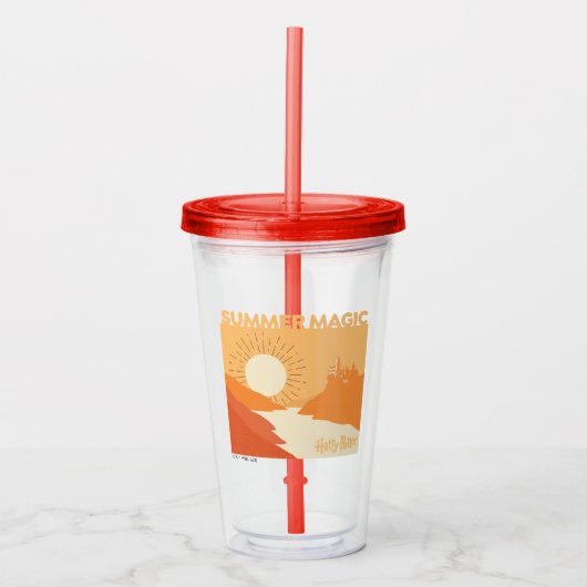 ハリーポッター™ |ホグワーツ™夏魔法 アクリルタンブラー (正面)