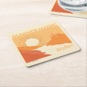 ハリーポッター™ |ホグワーツ™夏魔法 スクエアペーパーコースター (アングル)