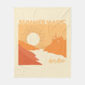 ハリーポッター™ |ホグワーツ™夏魔法 フリースブランケット (正面)