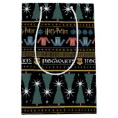 ハリーポッター™ホリデーセーターパターン ミディアムペーパーバッグ (正面)