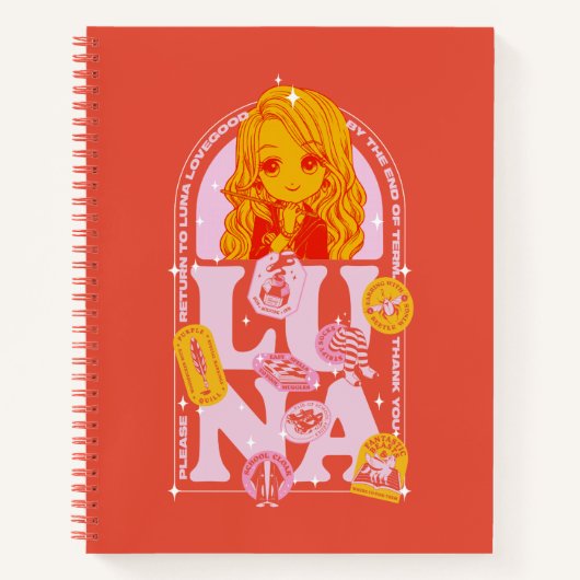 ハリーポッター™ |ルナ・ラブグッドに戻る ノートブック (正面)