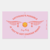 ハリーポッター™ |何でも可能 長方形シール (正面)