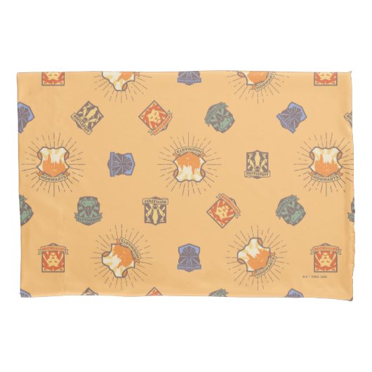 ハリーポッター™ |夏の魔法HOGWARTS™パターン 枕カバー (正面)