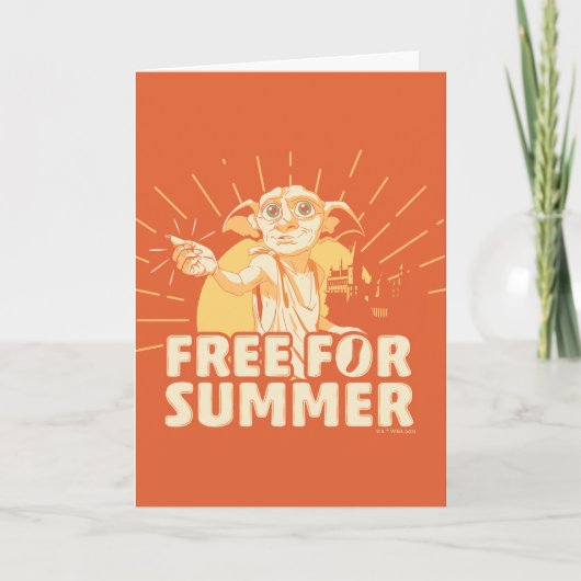 ハリーポッター™ 夏はドビー無料 カード (正面)