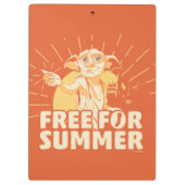 ハリーポッター™ 夏はドビー無料 クリップボード (裏面)