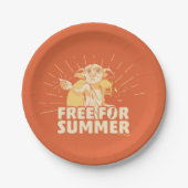 ハリーポッター™ 夏はドビー無料 ペーパープレート (正面)