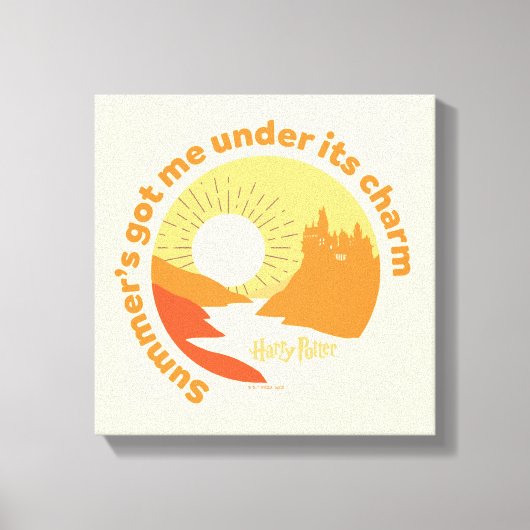 ハリーポッター™ |夏魔法ホグワーツ™城 キャンバスプリント (正面)