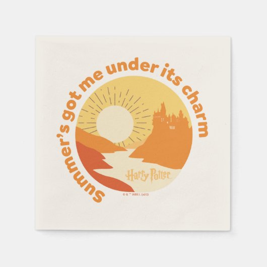 ハリーポッター™ |夏魔法ホグワーツ™城 スタンダードカクテルナプキン (正面)