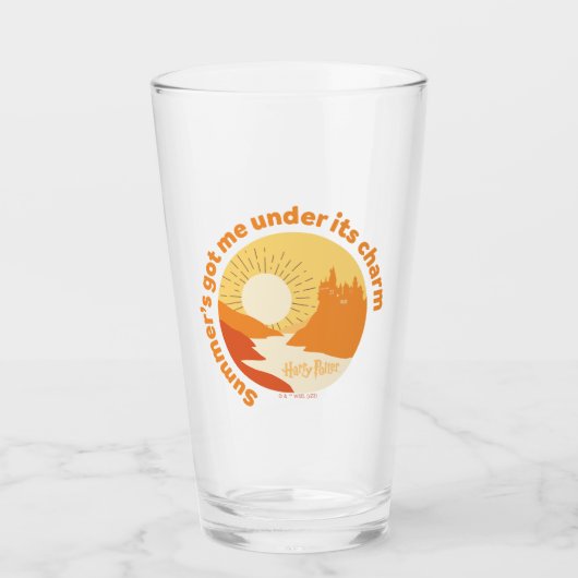 ハリーポッター™ |夏魔法ホグワーツ™城 タンブラーグラス (正面)