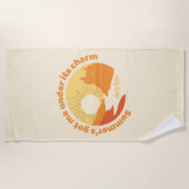 ハリーポッター™ |夏魔法ホグワーツ™城 ビーチタオル (正面)