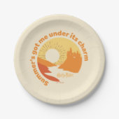 ハリーポッター™ |夏魔法ホグワーツ™城 ペーパープレート (正面)