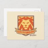 ハリーポッター™ |夏魔法GRYFFINDOR™クレスト ポストカード (正面/裏面)