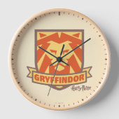 ハリーポッター™ |夏魔法GRYFFINDOR™クレスト 壁時計 (正面)