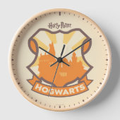 ハリーポッター™ |夏魔法HOGWARTS™クレスト 壁時計 (正面)