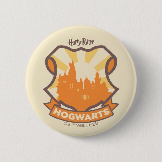 ハリーポッター™ |夏魔法HOGWARTS™クレスト 缶バッジ (正面)