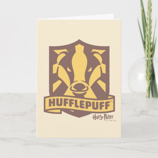 ハリーポッター™ |夏魔法HUFFLEPUFF™クレスト カード (正面)