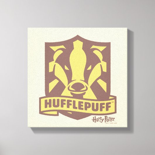 ハリーポッター™ |夏魔法HUFFLEPUFF™クレスト キャンバスプリント (正面)