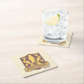 ハリーポッター™ |夏魔法HUFFLEPUFF™クレスト スクエアペーパーコースター (インサイチュ)