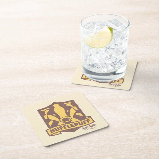 ハリーポッター™ |夏魔法HUFFLEPUFF™クレスト スクエアペーパーコースター (インサイチュ)