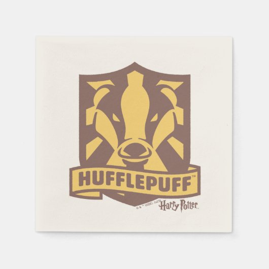ハリーポッター™ |夏魔法HUFFLEPUFF™クレスト スタンダードカクテルナプキン (正面)