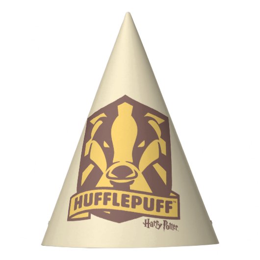 ハリーポッター™ |夏魔法HUFFLEPUFF™クレスト パーティーハット (正面)