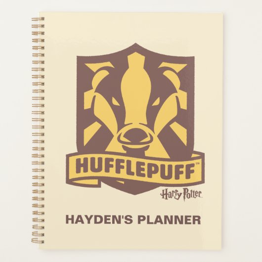 ハリーポッター™ |夏魔法HUFFLEPUFF™クレスト プランナー手帳 (正面)