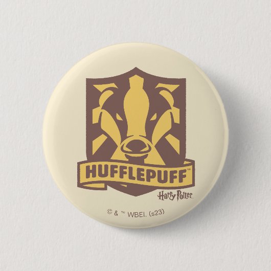 ハリーポッター™ |夏魔法HUFFLEPUFF™クレスト 缶バッジ (正面)