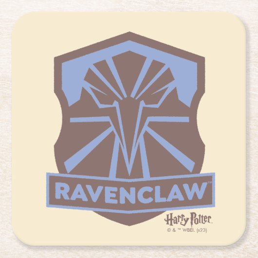 ハリーポッター™ |夏魔法RAVENCLAW™クレスト スクエアペーパーコースター (正面)