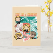 ハリーポッター™ |漫画のスペルとチャーム カード (黄色い花)