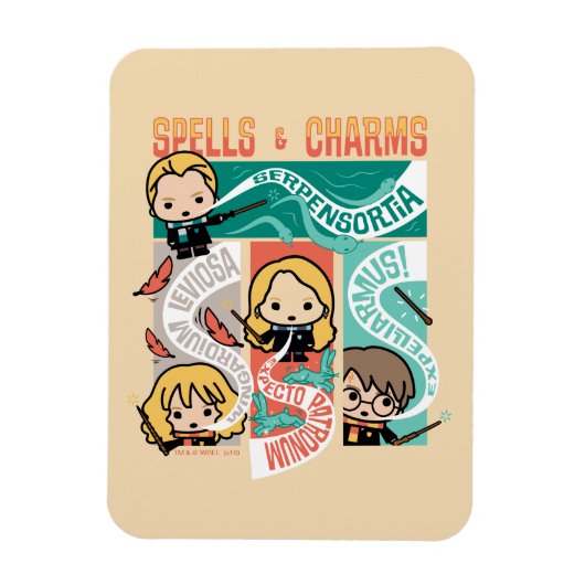 ハリーポッター™ |漫画のスペルとチャーム マグネット (縦)