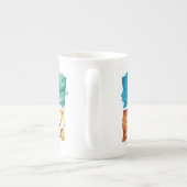 ハリーポッター™ |漫画ホグワーツ™ハウス ボーンチャイナマグカップ (裏面)