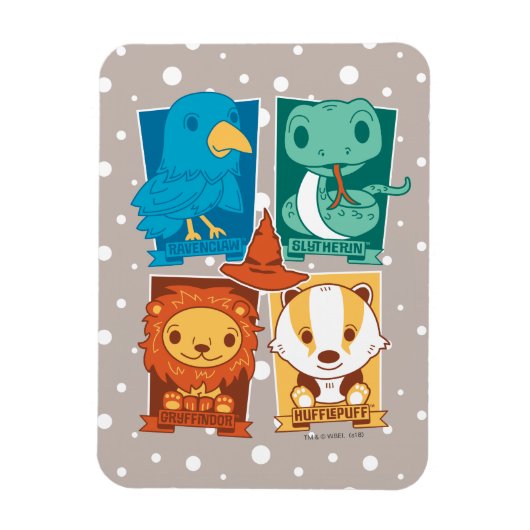 ハリーポッター™ |漫画ホグワーツ™ハウス マグネット (縦)