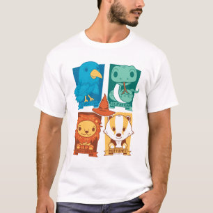 ハリーポッター™  漫画ホグワーツ™ハウス Tシャツ