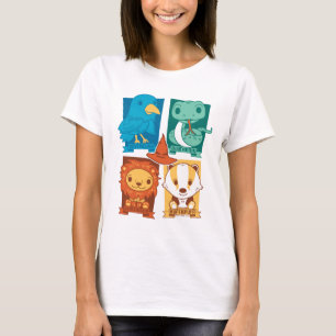 ハリーポッター™  漫画ホグワーツ™ハウス Tシャツ