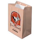 ハリーポッター™ |繊細なスケッチGRYFFINDOR™クレスト ミディアムペーパーバッグ (裏面アングル)