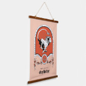 ハリーポッター™ |繊細なスケッチGRYFFINDOR™クレスト 吊り下げ型タペストリー (傾斜あり)