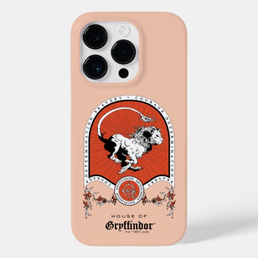 ハリーポッター™ |繊細なスケッチGRYFFINDOR™クレスト Case-Mate iPhoneケース (裏面)