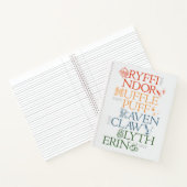 ハリーポッター™ |繊細なスケッチHOGWARTS™ハウス ノートブック (内部)