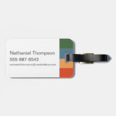 ハリーポッター™ |繊細なスケッチHOGWARTS™ハウス ラゲッジタグ (裏面横)