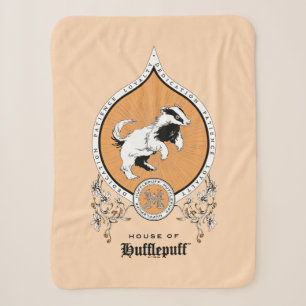 ハリーポッター™ 繊細なスケッチHUFFLEPUFF™クレスト シェルパブランケット