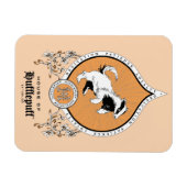 ハリーポッター™ |繊細なスケッチHUFFLEPUFF™クレスト マグネット (横)