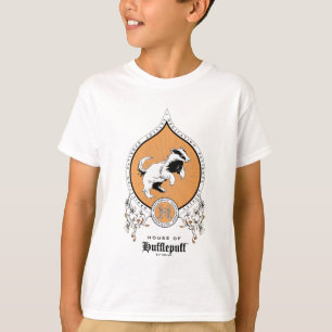 ハリーポッター™  繊細なスケッチHUFFLEPUFF™クレスト Tシャツ