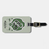 ハリーポッター™ |繊細なスケッチSRYTHERIN™クレスト ラゲッジタグ (正面横)