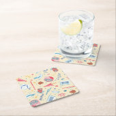 ハリーポッター™誕生祝いパターン スクエアペーパーコースター (インサイチュ)