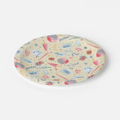 ハリーポッター™誕生祝いパターン ペーパープレート (アングル)